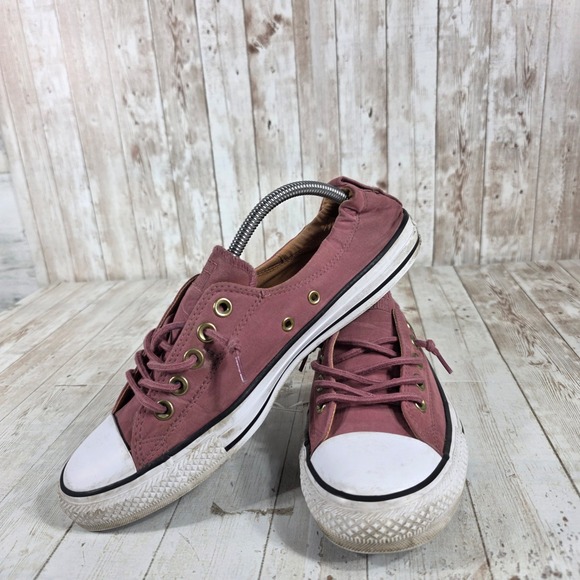 Converse Chuck Taylor All Star Canvas Shoes Rose Pink Lace Up Low‎ Top Women 11 - Picture 5 of 8
